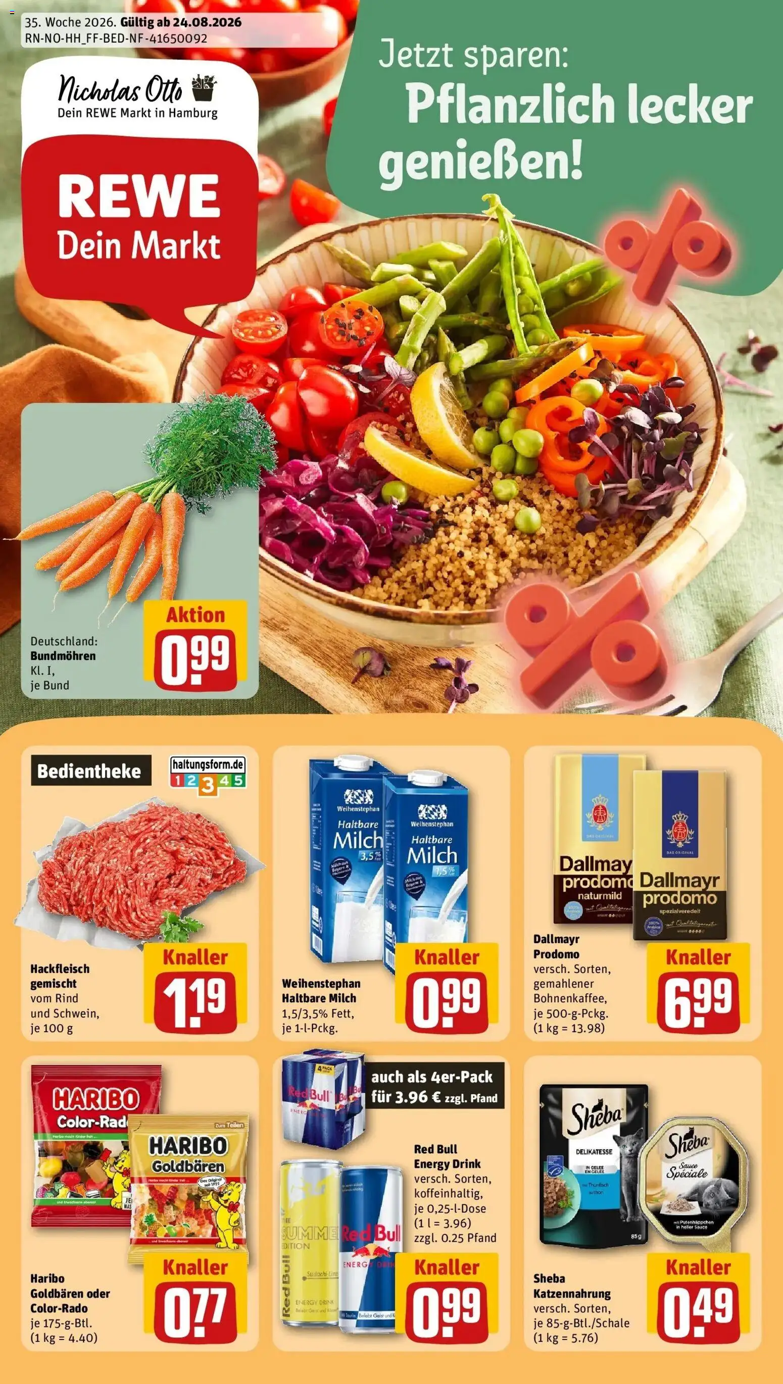 Vorschau von dem Prospekt des Geschäftes Rewe, gültig ab dem 24.08.2026