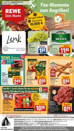 Vorschau von dem Prospekt des Geschäftes Rewe, gültig ab dem 08.06.2026