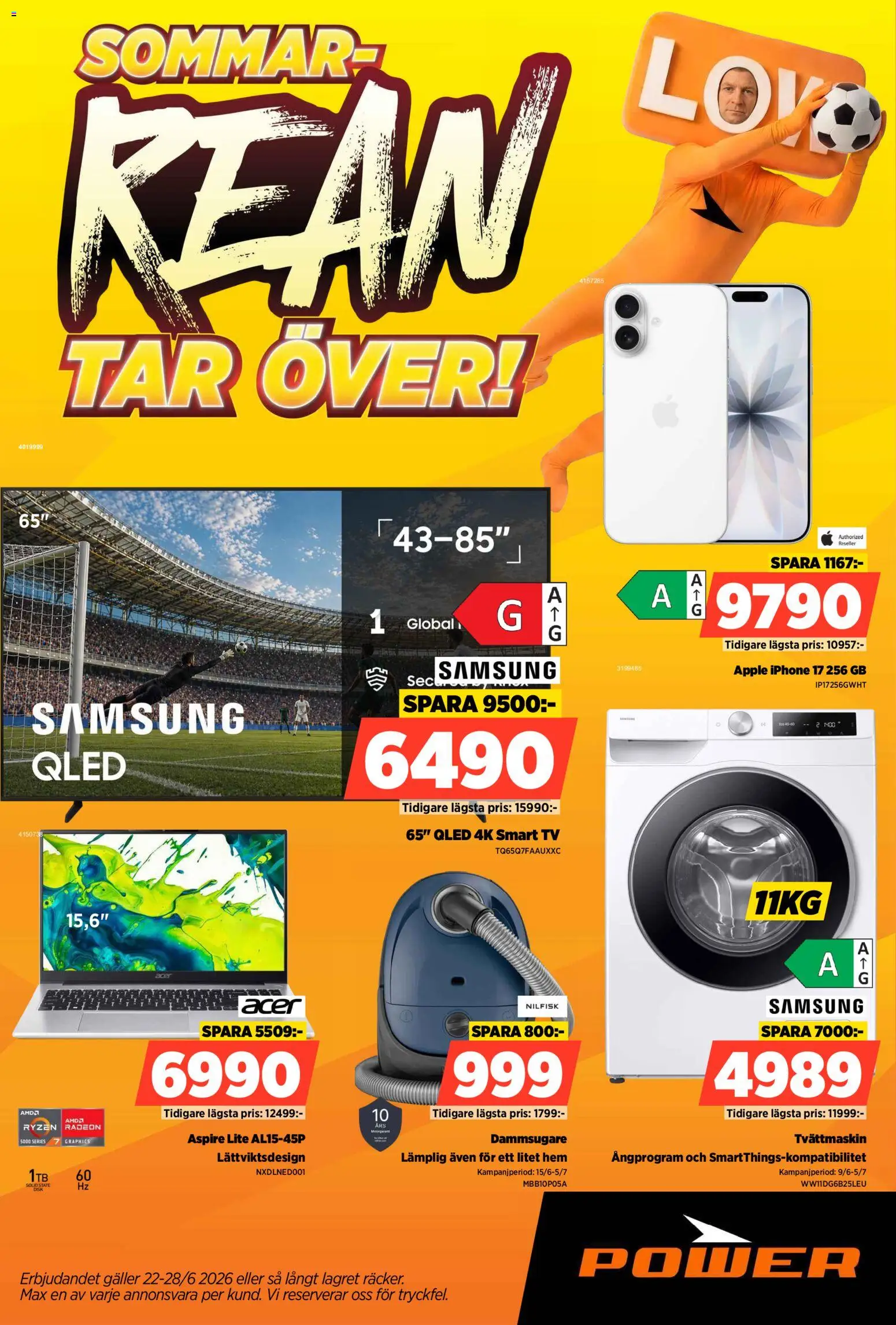Förhandsgranska reklamblad Power erbjudanden från butik Power gäller från 22/06/2026