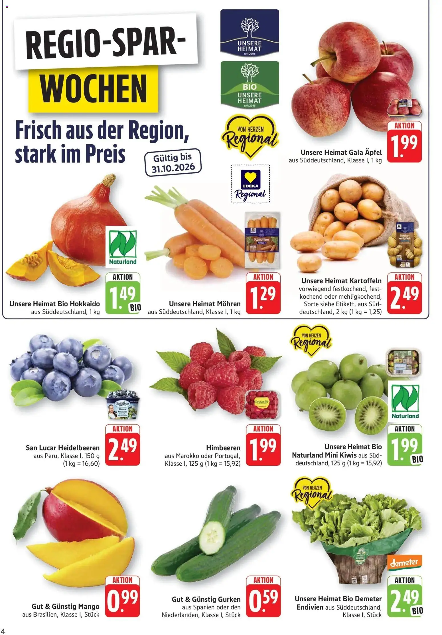 Vorschau von dem Prospekt des Geschäftes Edeka, gültig ab dem 12.10.2026
