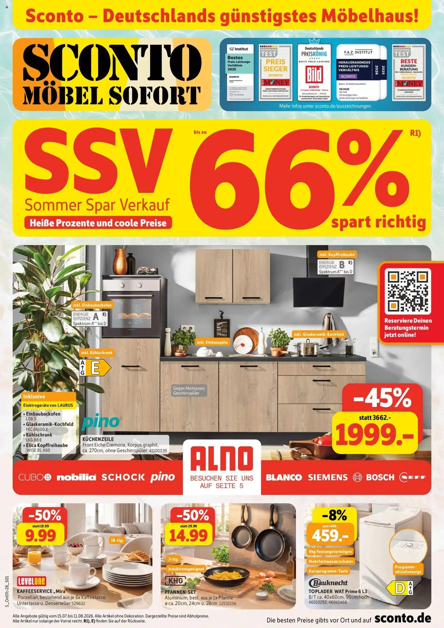Vorschau von dem Prospekt des Geschäftes Sconto, gültig ab dem 15.07.2026