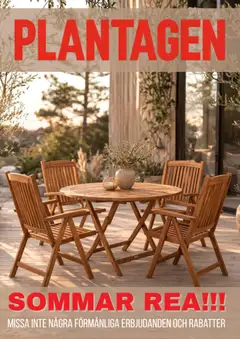 Förhandsgranska reklamblad Plantagen erbjudanden från butik Plantagen gäller från 13/08/2026