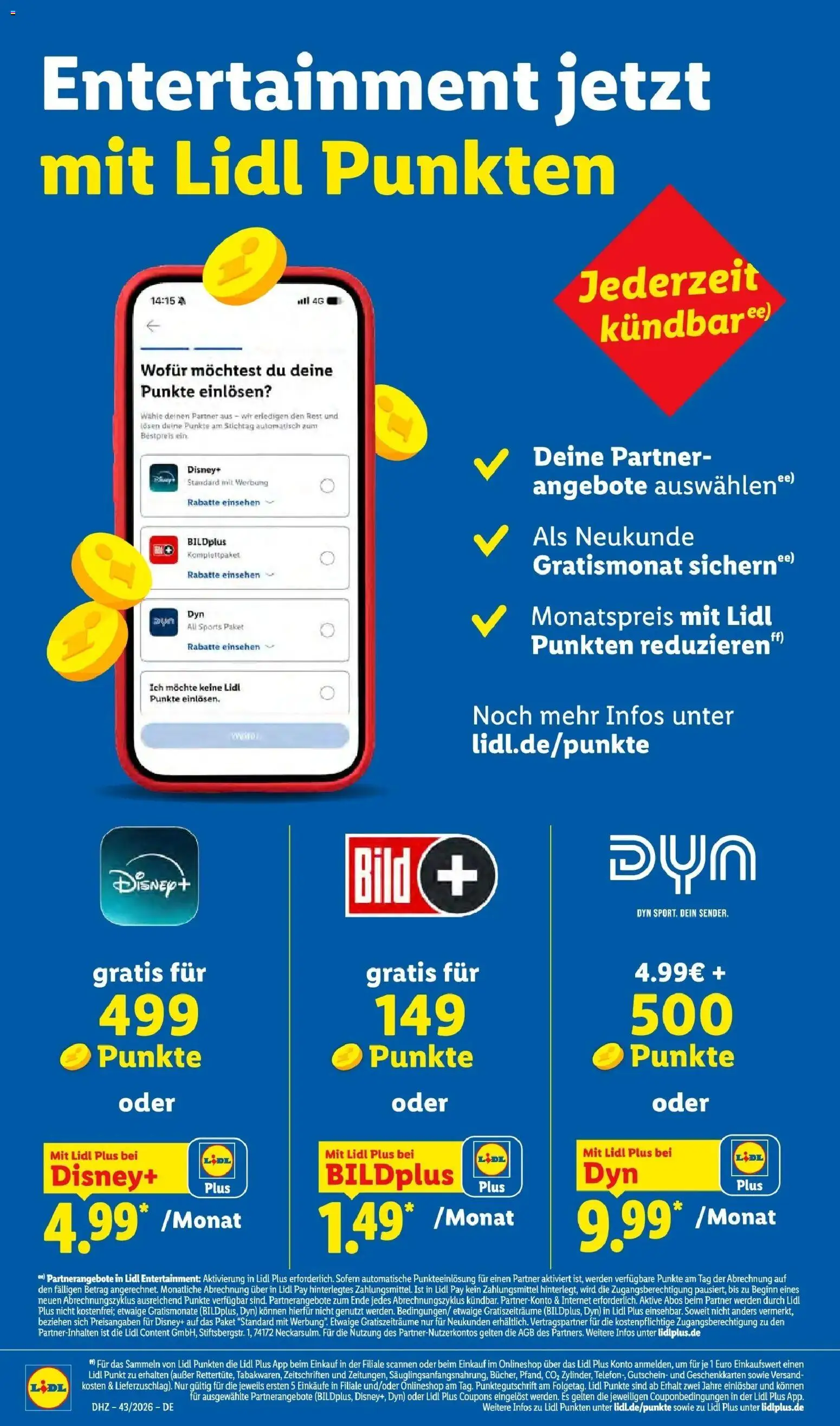 Vorschau von dem Prospekt des Geschäftes Lidl, gültig ab dem 19.10.2026