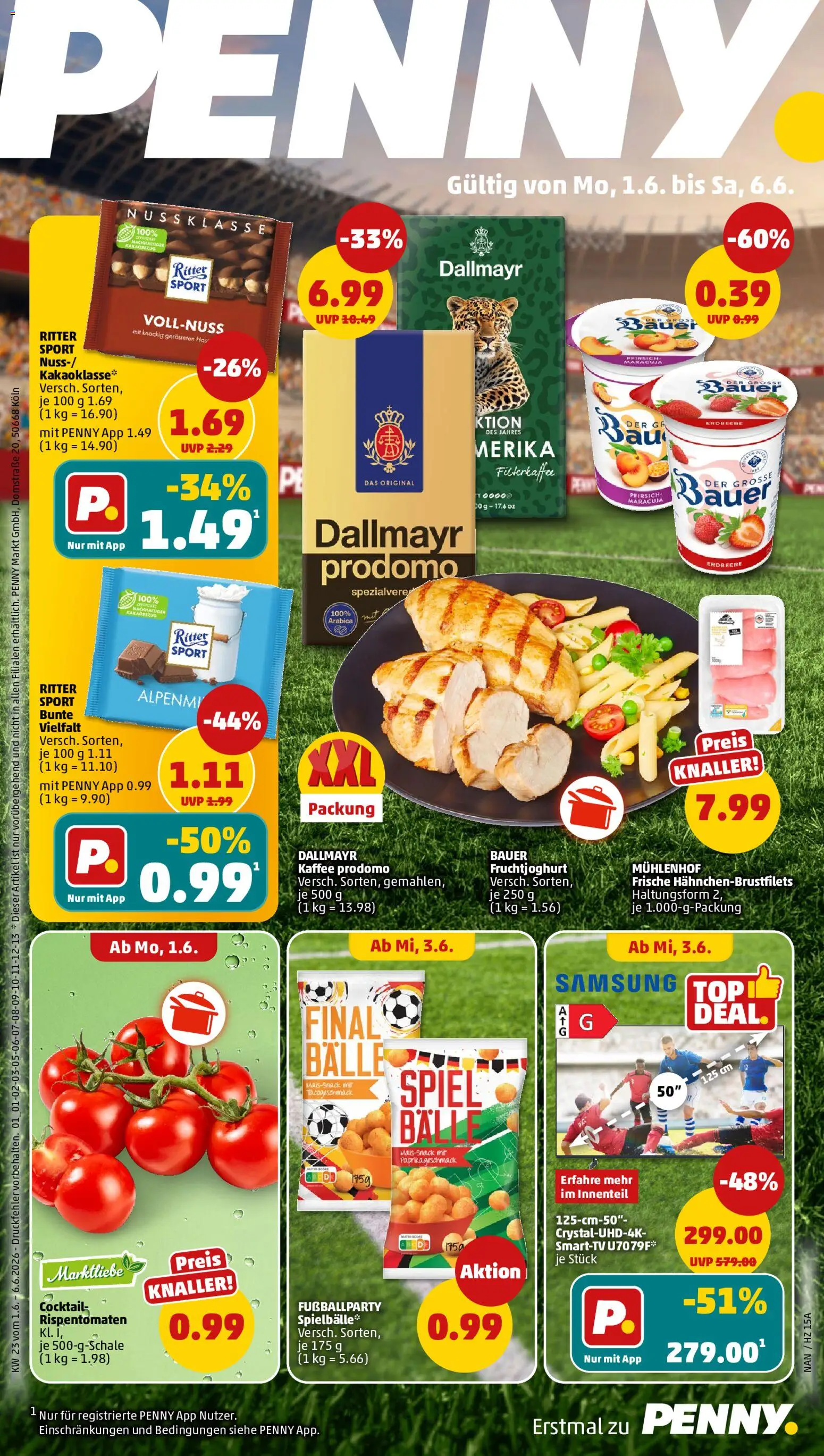 Vorschau von dem Prospekt des Geschäftes Penny, gültig ab dem 01.06.2026