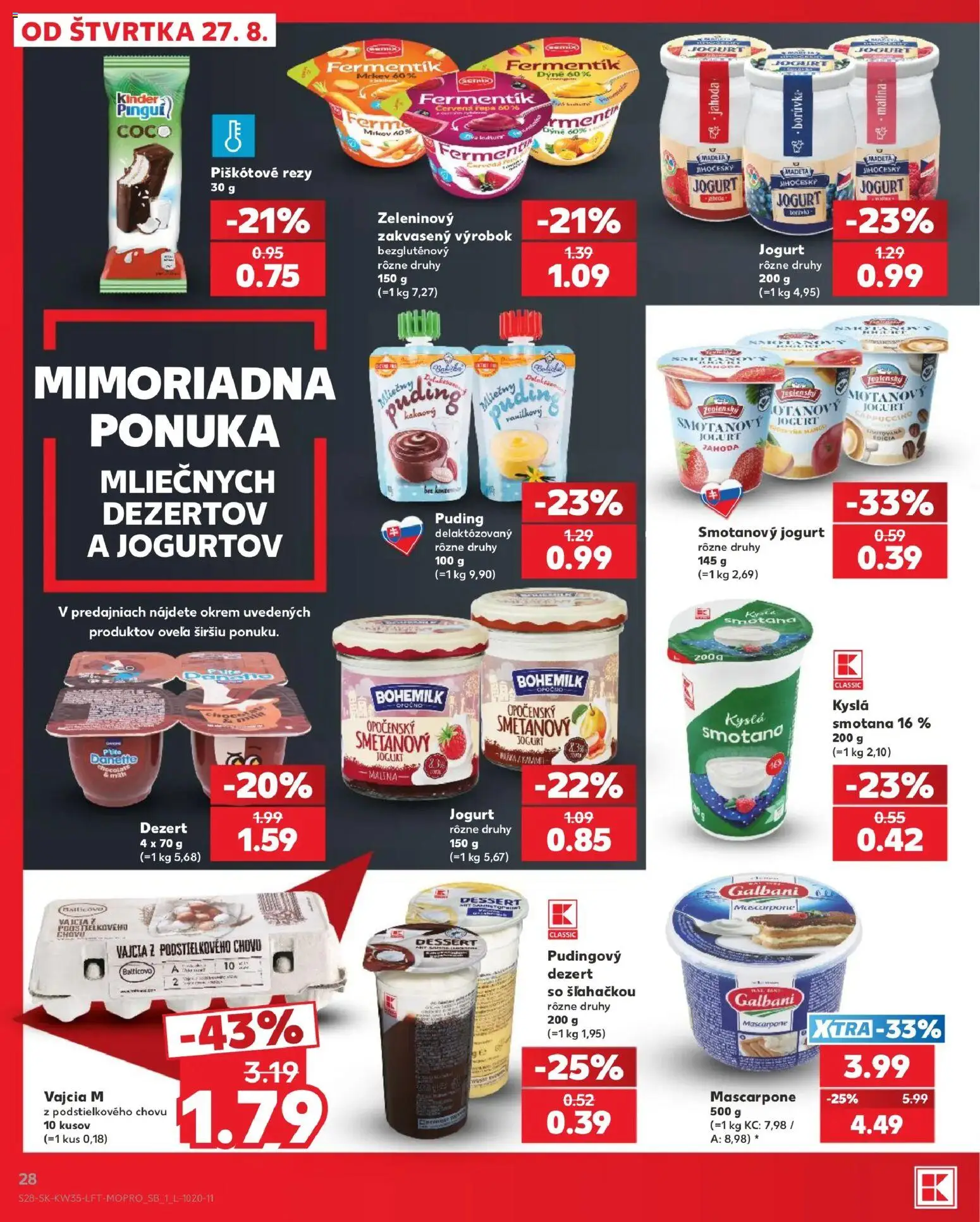 Náhľad Kaufland letáku platného od 27.08.2026