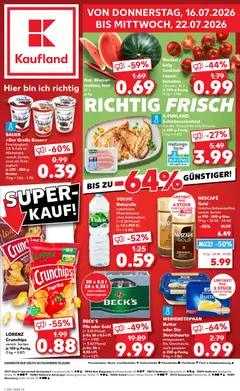 Voorbeeld van Kaufland DE -DE Folder van winkel Kaufland DE geldig vanaf 16-07-2026