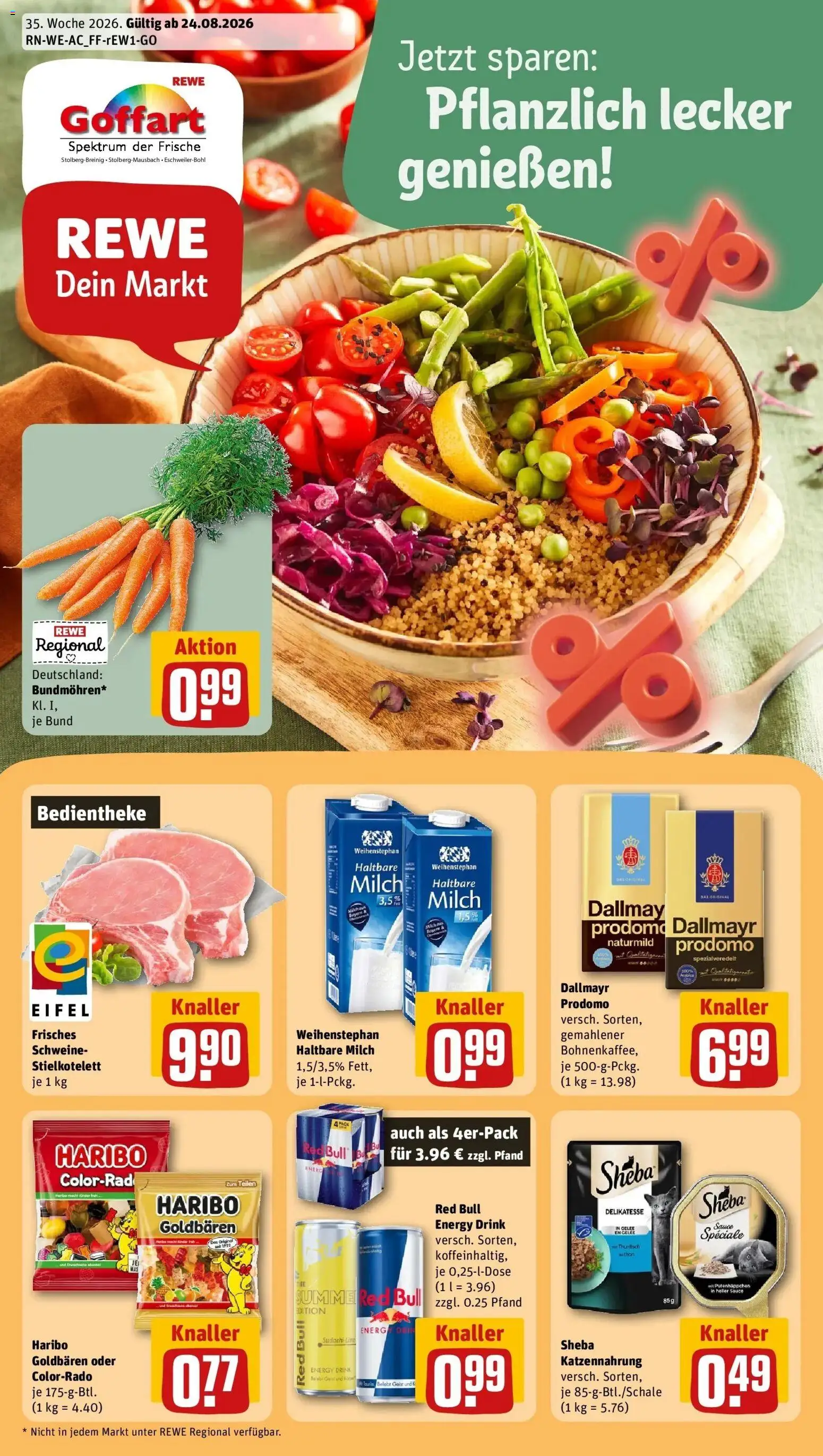 Vorschau von dem Prospekt des Geschäftes Rewe, gültig ab dem 24.08.2026
