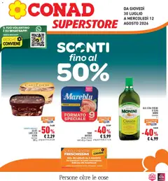 Anteprima dell'opuscolo Conad volantino Superstore Piemonte dal negozio Conad valido da 30/07/2026