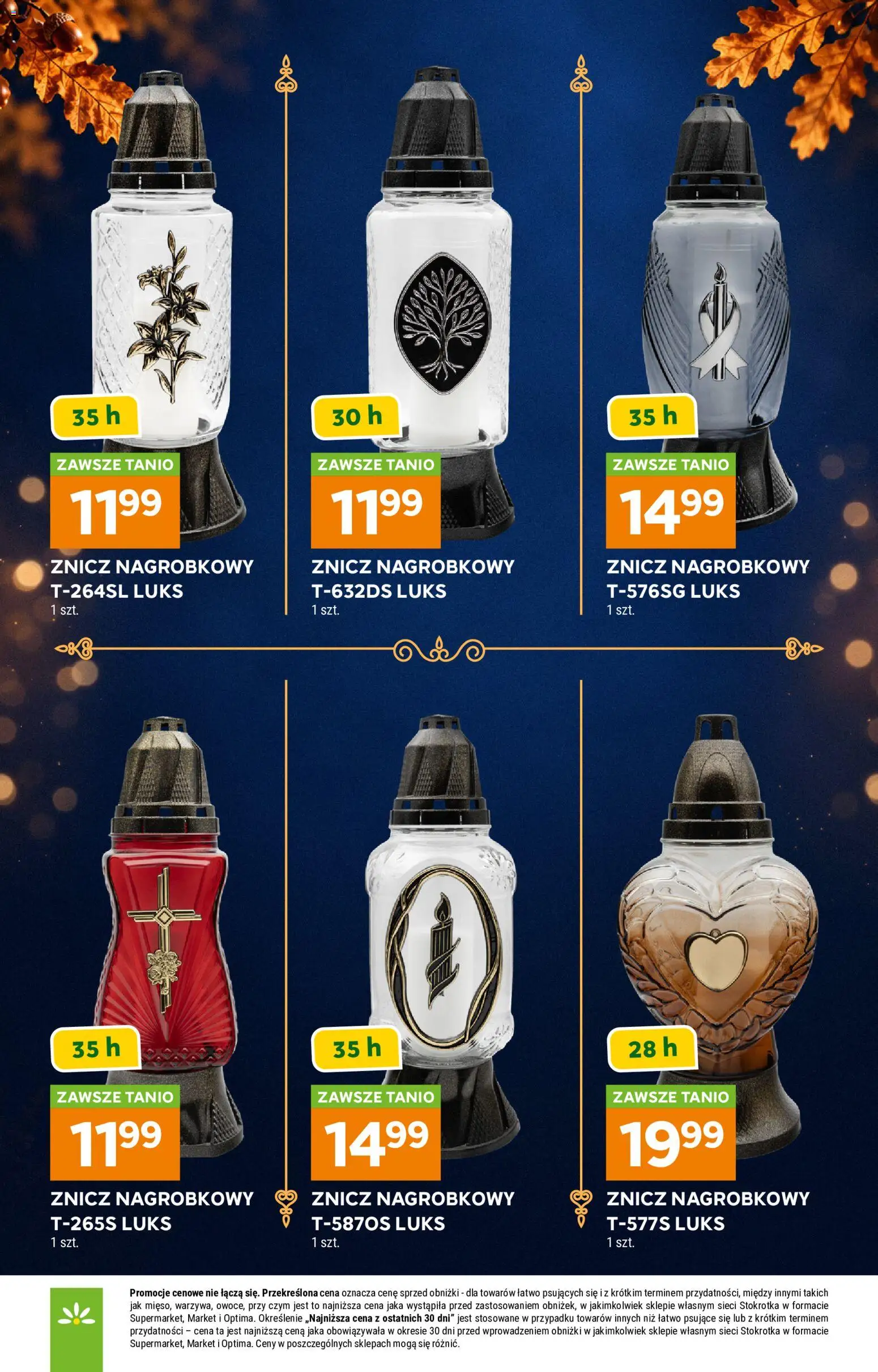 Pogląd gazetki "Stokrotka gazetka - Katalog Znicze" ze sklepu Stokrotka ważnej od 01.10.2026 - Stokrotka