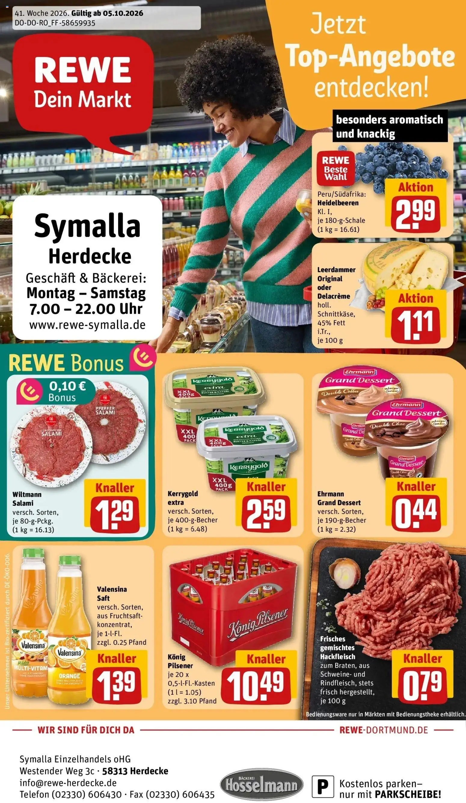Vorschau von dem Prospekt des Geschäftes Rewe, gültig ab dem 05.10.2026