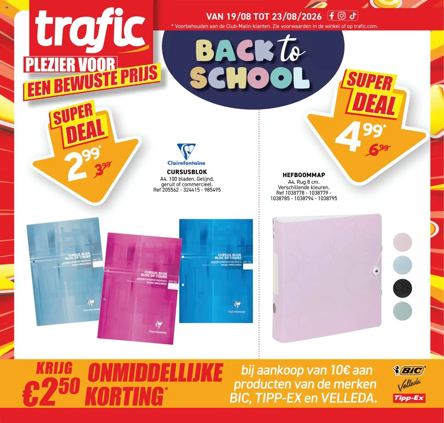 Voorbeeld van Trafic Folder van winkel Trafic geldig vanaf 19/08/2026
