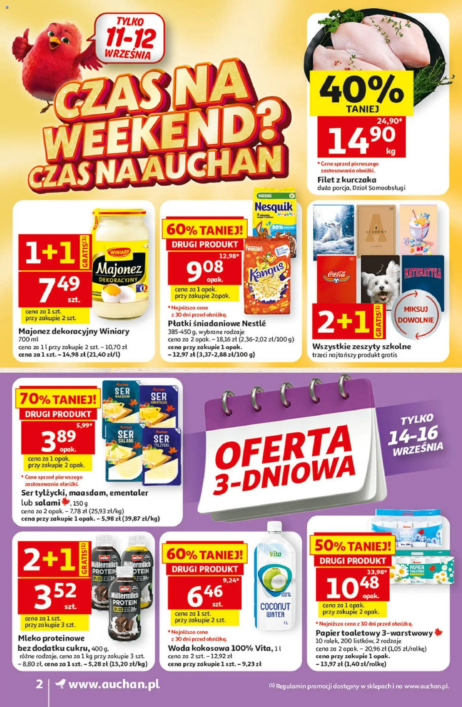 Pogląd gazetki "Auchan gazetka" ze sklepu Auchan ważnej od 10.09.2026