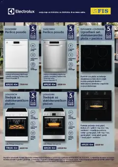 Pregled letka FIS Akcija Electrolux trgovine FIS vrijedi od 01.09.2026