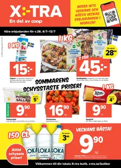 Förhandsgranska reklamblad Coop X:-TRA erbjudanden från butik Coop X:-TRA gäller från 06/07/2026