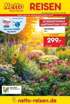 Vorschau von dem Prospekt des Geschäftes Netto Reisen, gültig ab dem 30.07.2026