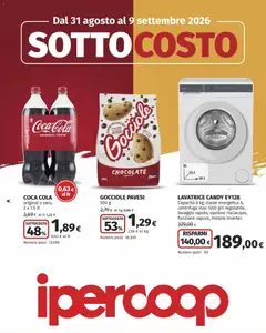 Anteprima dell'opuscolo Ipercoop volantino Brescia dal negozio Ipercoop valido da 31/08/2026