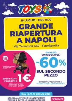 Anteprima dell'opuscolo Toys Center volantino Fuorigrotta dal negozio Toys Center valido da 16/07/2026
