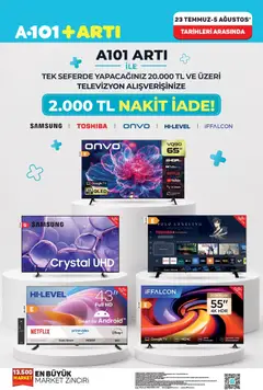 A101 A101 - Arti 23.07.2026 - Broşürünün önizlemesi