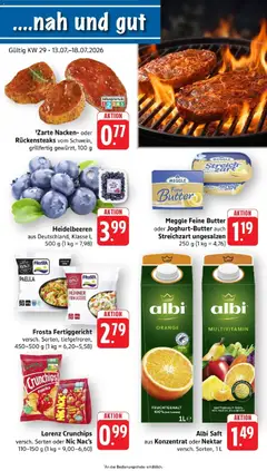 Vorschau von dem Prospekt des Geschäftes nah & gut, gültig ab dem 13.07.2026