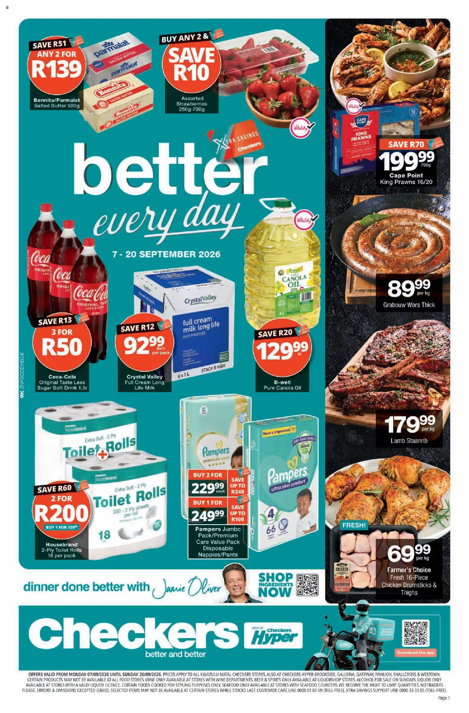 Preview of Checkers flyer valid from 07/09/2026