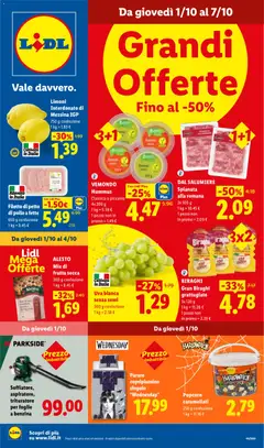 Anteprima dell'opuscolo Lidl volantino dal negozio Lidl valido da 01/10/2026