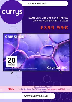 Preview of Currys PC World Currys PC World - Offers valid from 10/07/2026