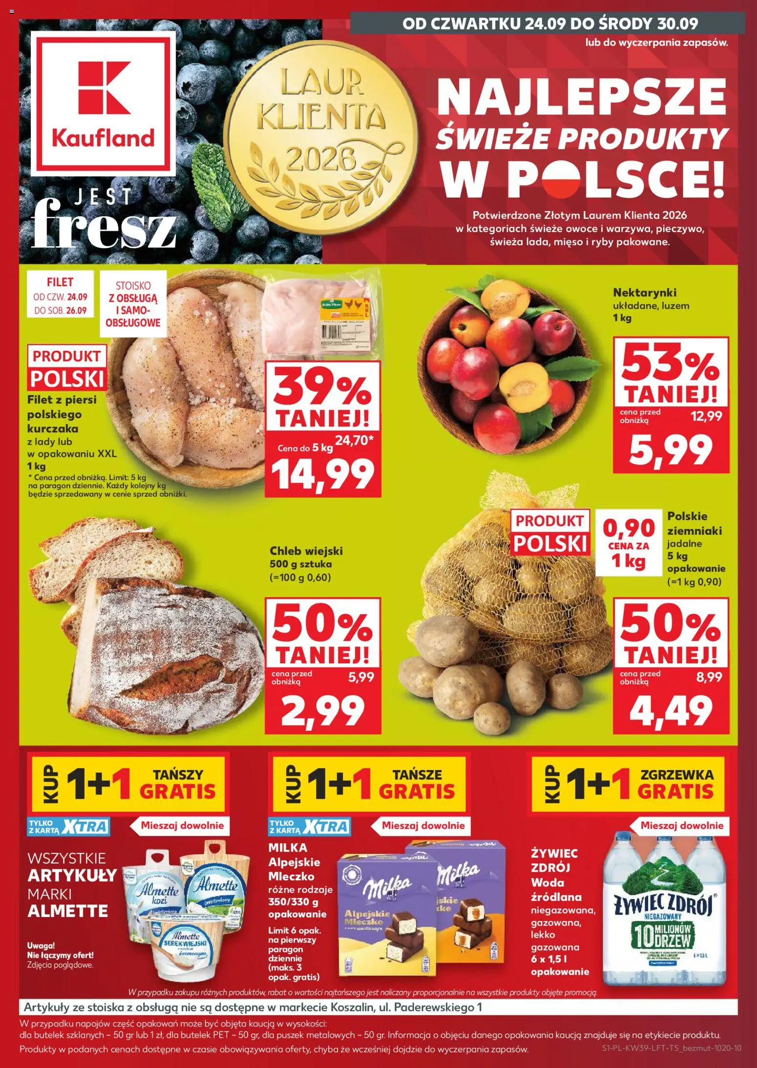 Pogląd gazetki "Kaufland gazetka" ze sklepu Kaufland ważnej od 24.09.2026