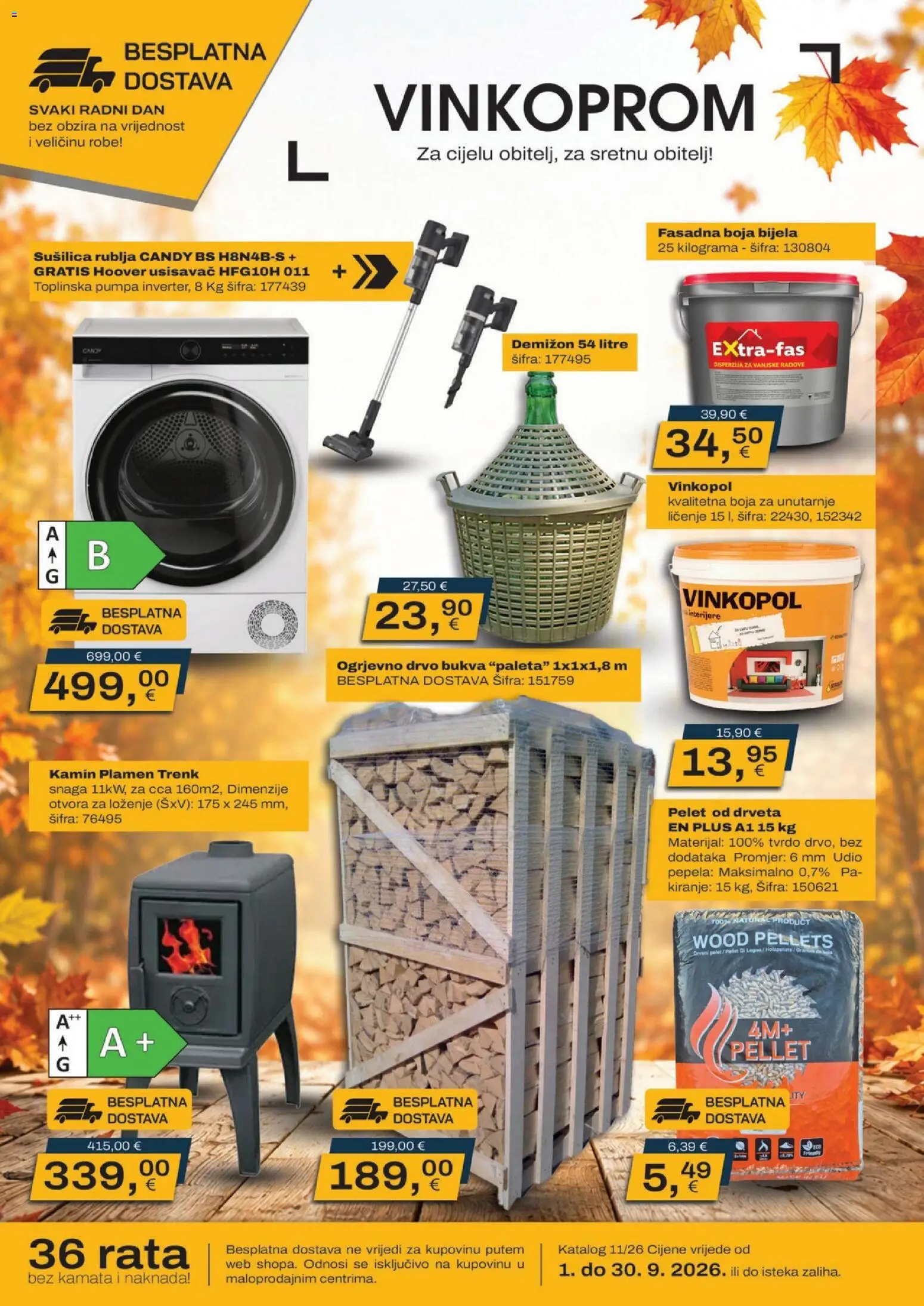 Pregled letka Vinkoprom Katalog trgovine Vinkoprom vrijedi od 01.09.2026