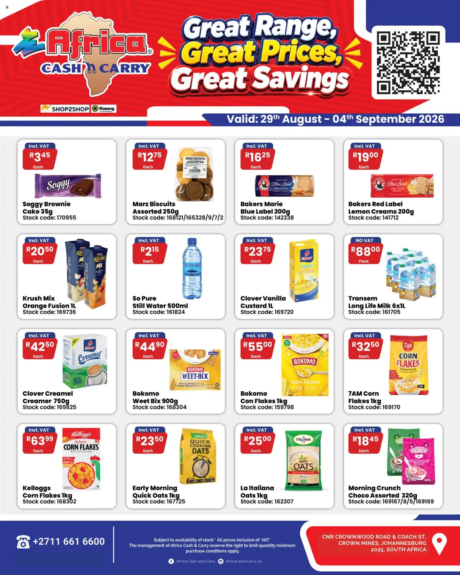 Preview of Africa Cash & Carry flyer valid from 29/08/2026