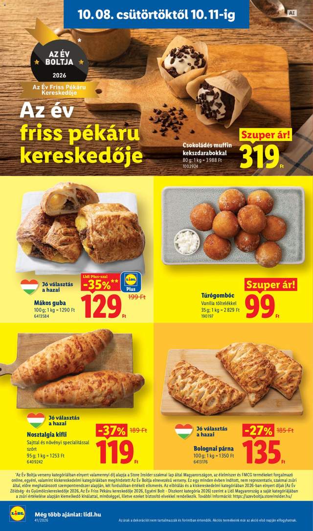 Új Lidl akciós újság 10.08.