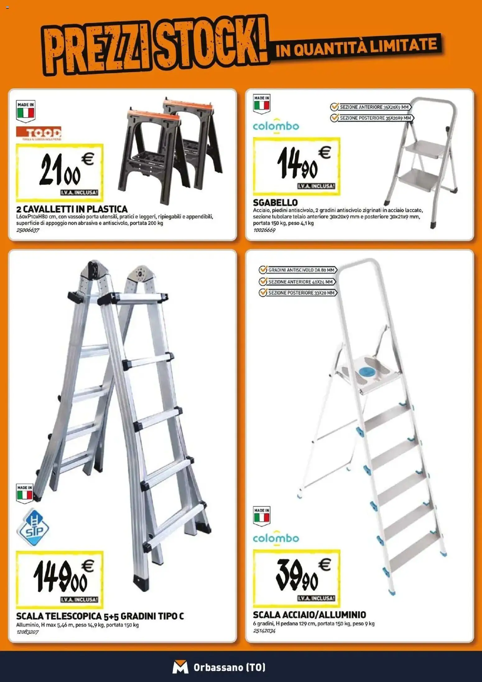Anteprima dell'opuscolo TECNOMAT catalogo Orbassano dal negozio TECNOMAT valido da 29/10/2026