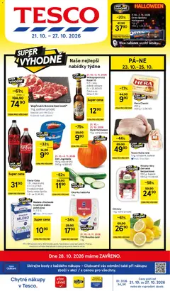 Náhled nabídky: Tesco Tesco leták - Hypermarket platný od 21.10.2026