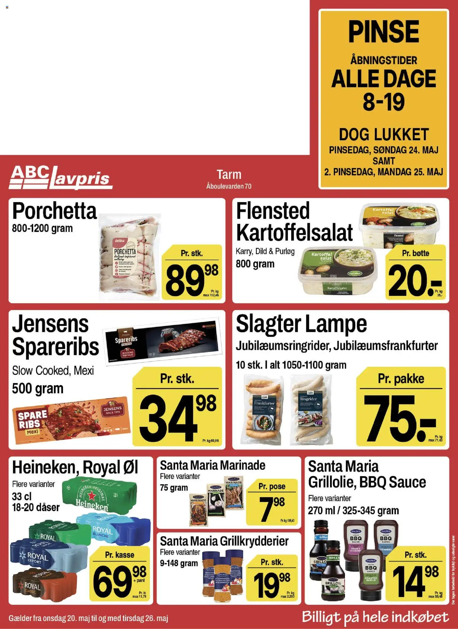 Eksempel på tilbudsavis Abc Lavpris - Tarm fra butik Abc Lavpris gyldig fra 20/05/2026