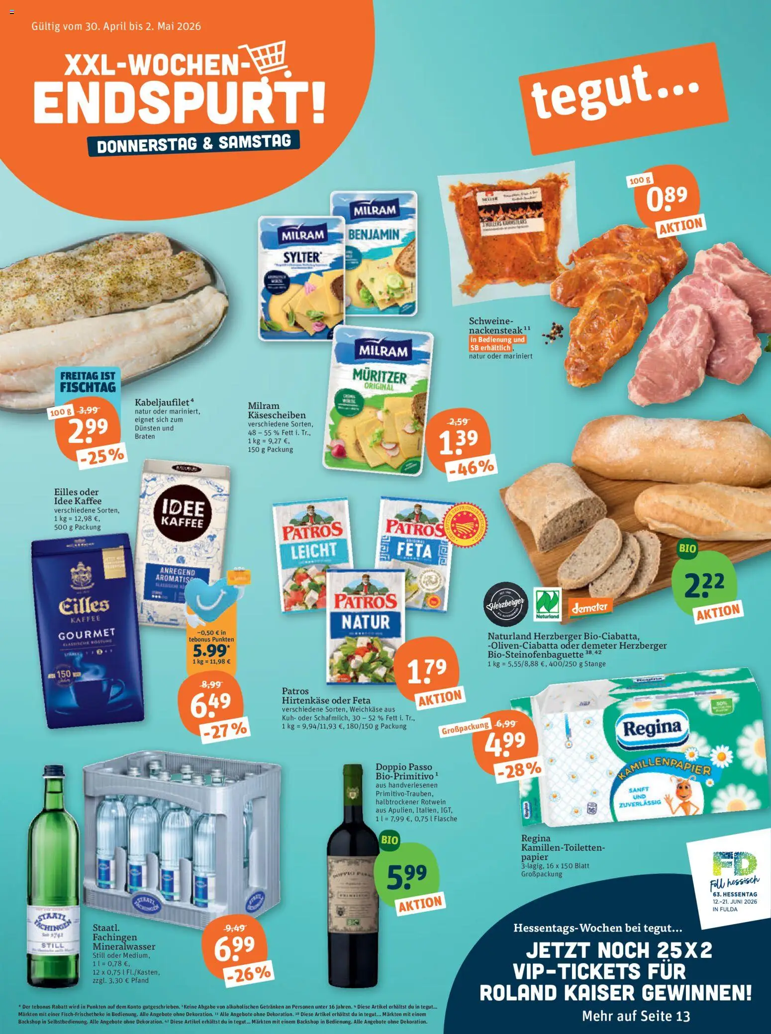 Vorschau von dem Prospekt des Geschäftes Tegut, gültig ab dem 27.04.2026