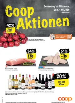 Vorschau des Merkblatts Coop aktionen vom Shop Coop gültig von 28.05.2026 bis 03.06.2026