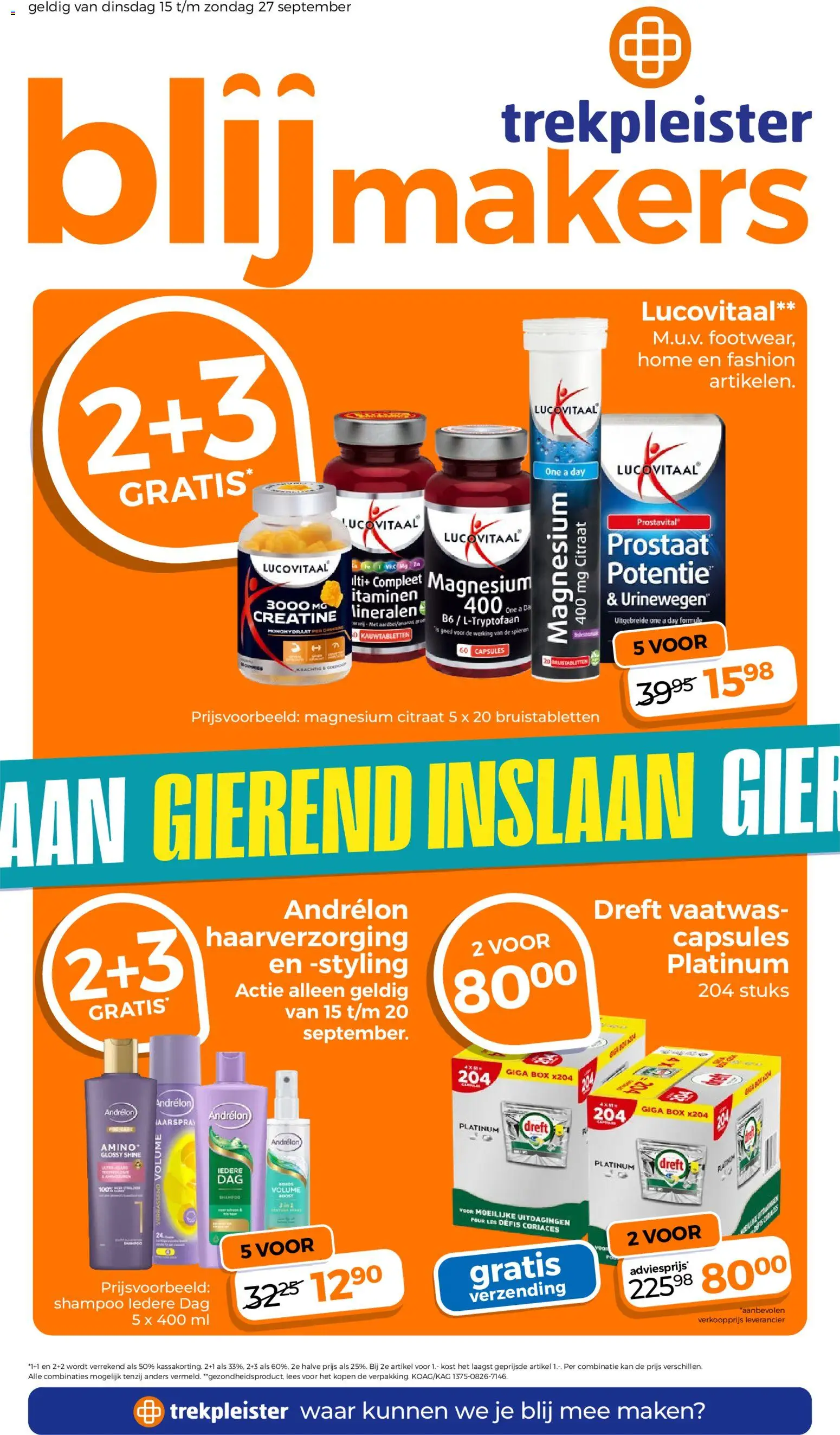 Voorbeeld van Trekpleister folder van winkel Trekpleister geldig vanaf 15-09-2026