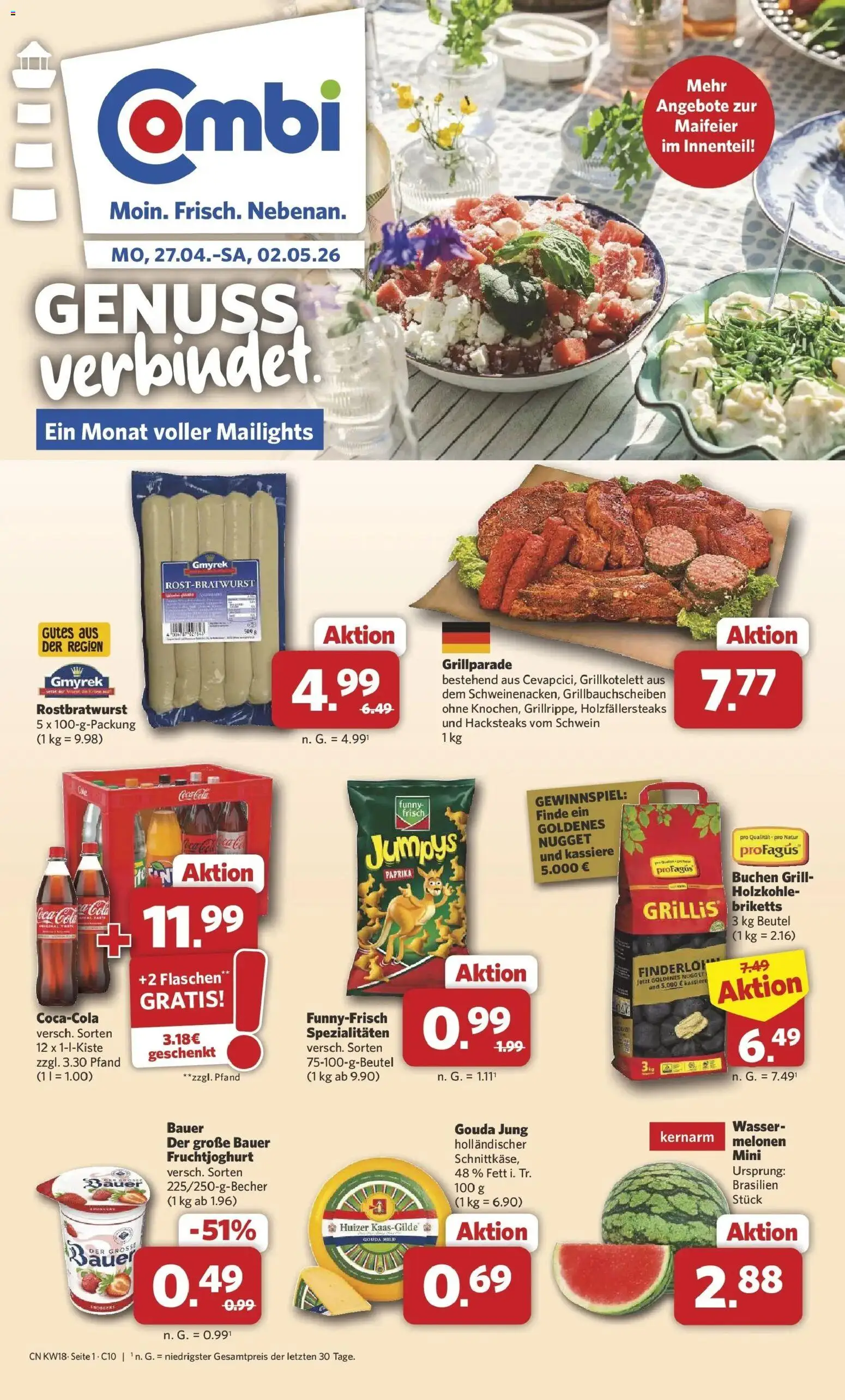 Vorschau von dem Prospekt des Geschäftes Combi, gültig ab dem 27.04.2026