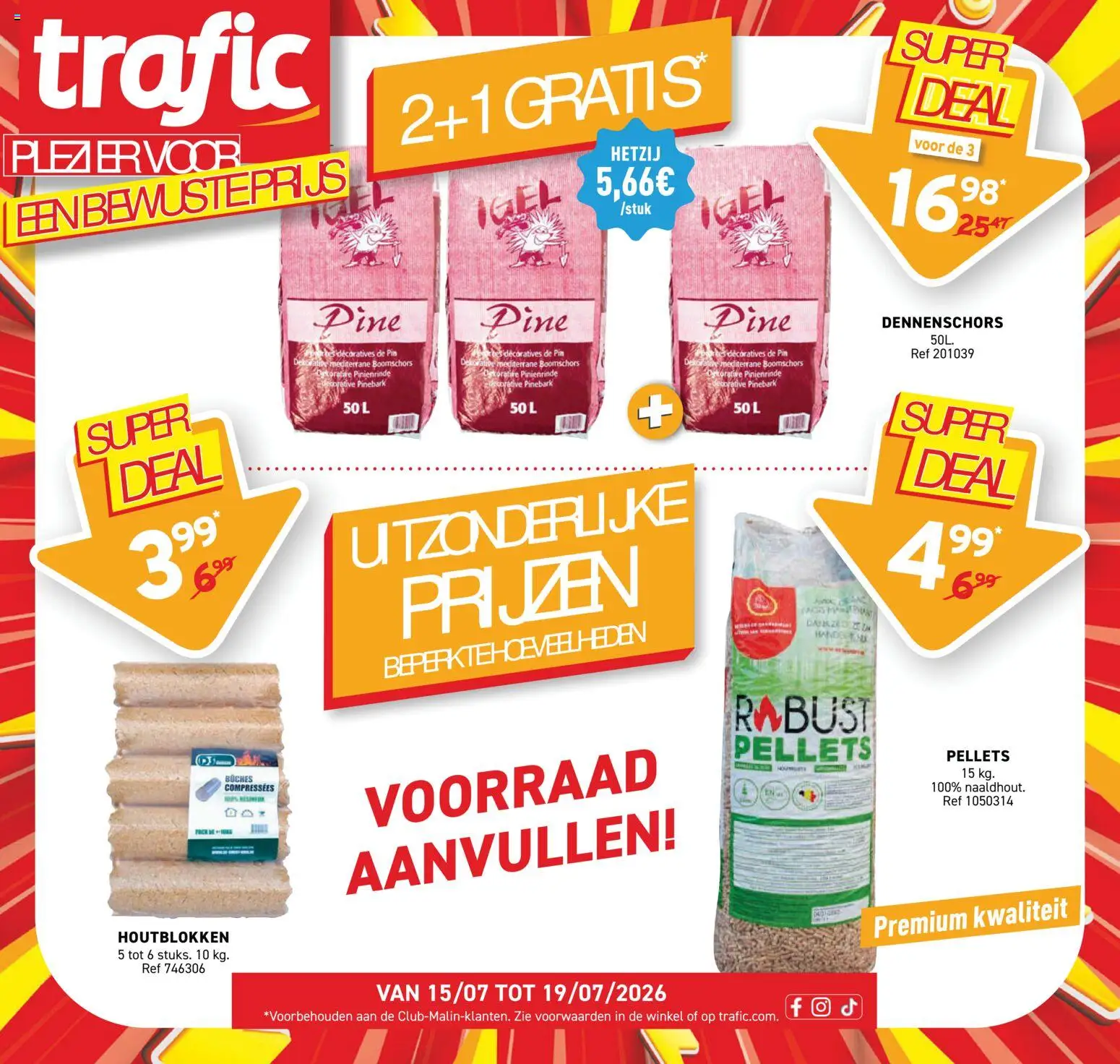 Voorbeeld van Trafic Folder van winkel Trafic geldig vanaf 15/07/2026