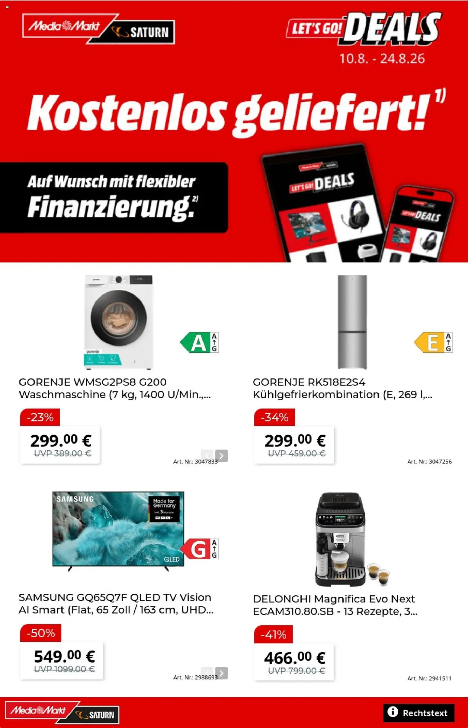 Vorschau von dem Prospekt des Geschäftes Media Markt, gültig ab dem 10.08.2026