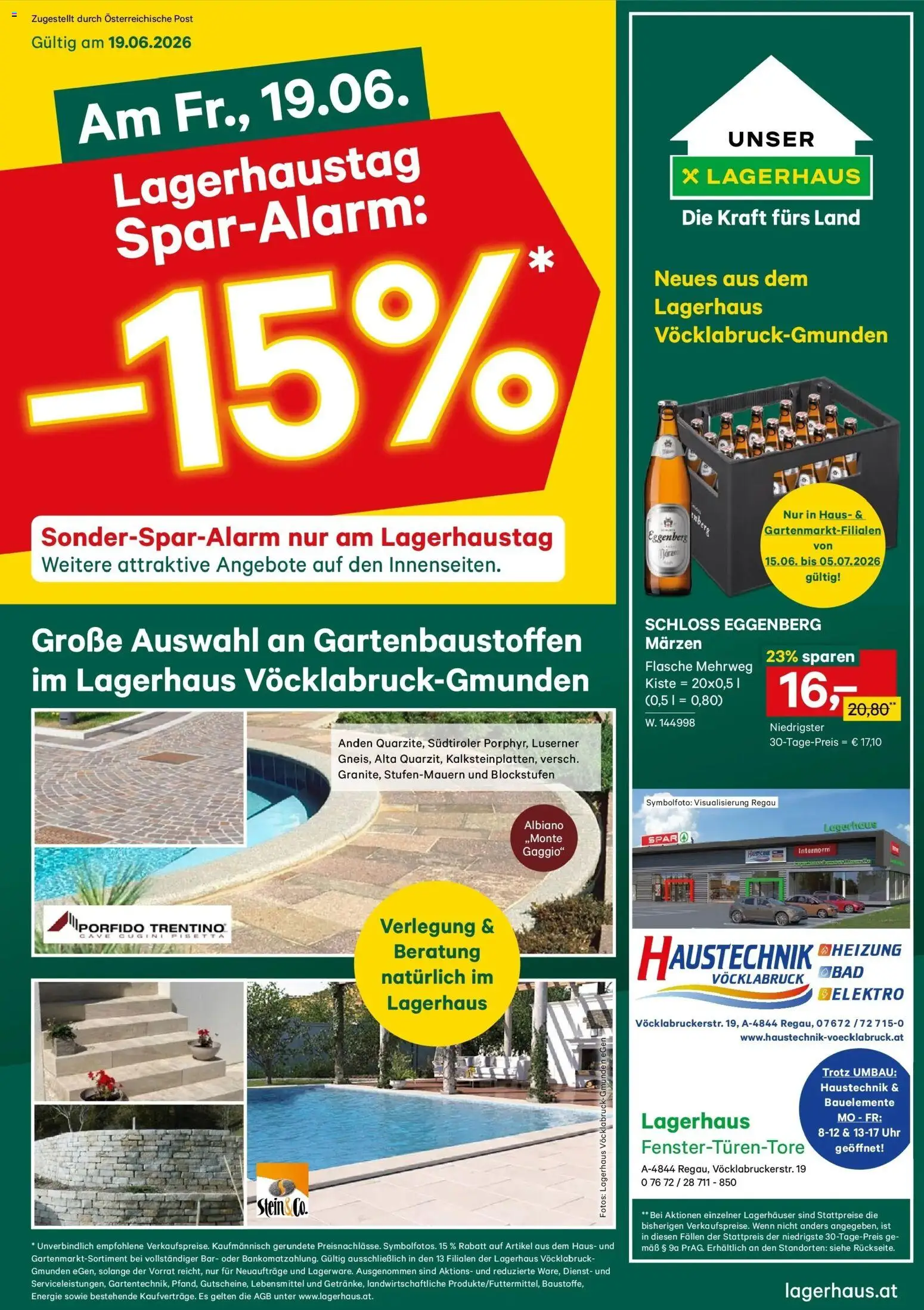 Vorschau der Angebote: Lagerhaus Lagerhaus Wochen Angebote gültig ab 19.06.2026