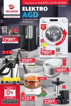 Pogląd gazetki "Selgros cash&carry gazetka - Elektro" ze sklepu Selgros cash&carry ważnej od 08.10.2026