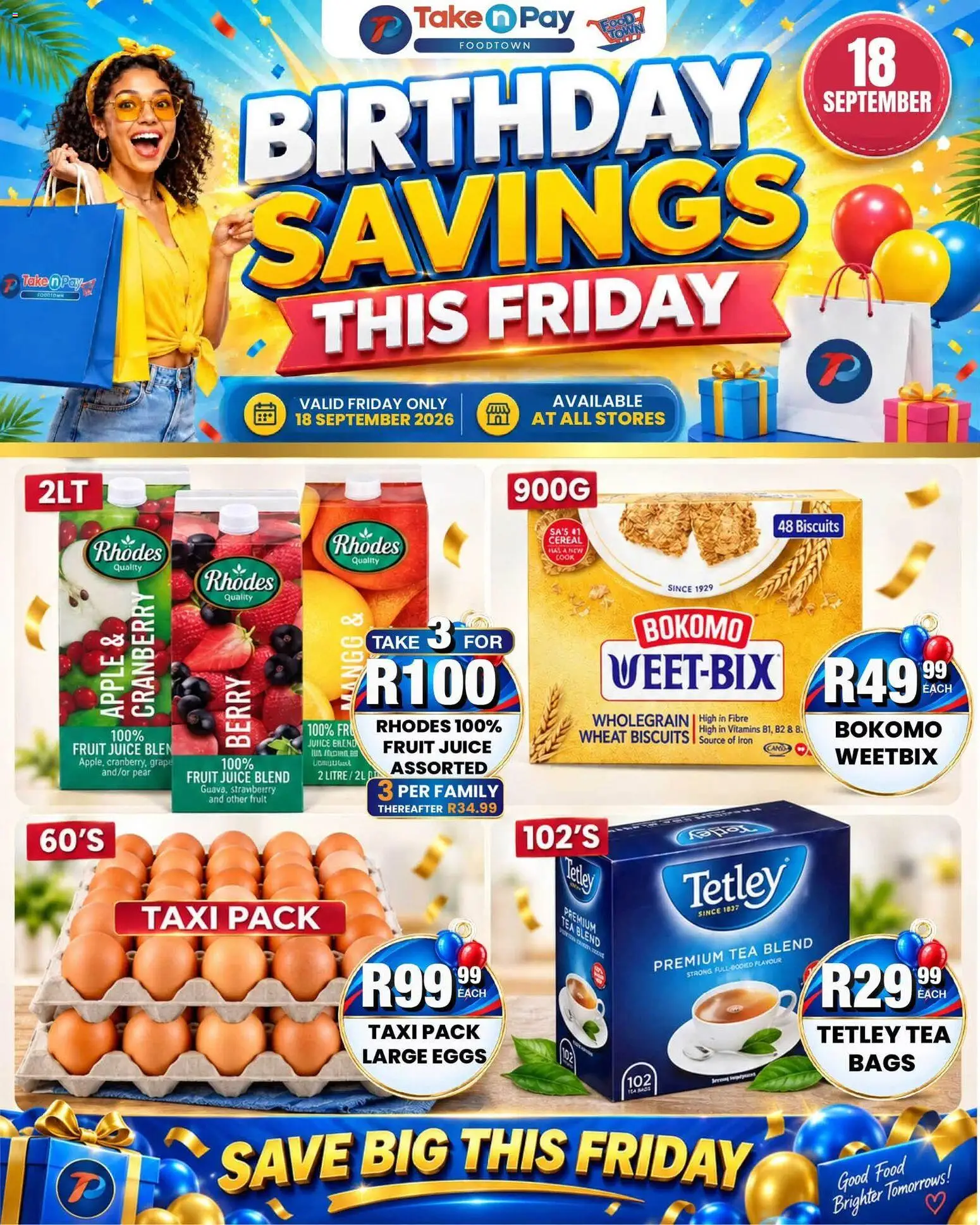 Preview of Take n Pay flyer valid from 18/09/2026