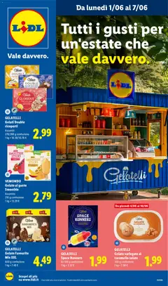 Anteprima dell'opuscolo Lidl volantino Gelato dal negozio Lidl valido da 01/06/2026