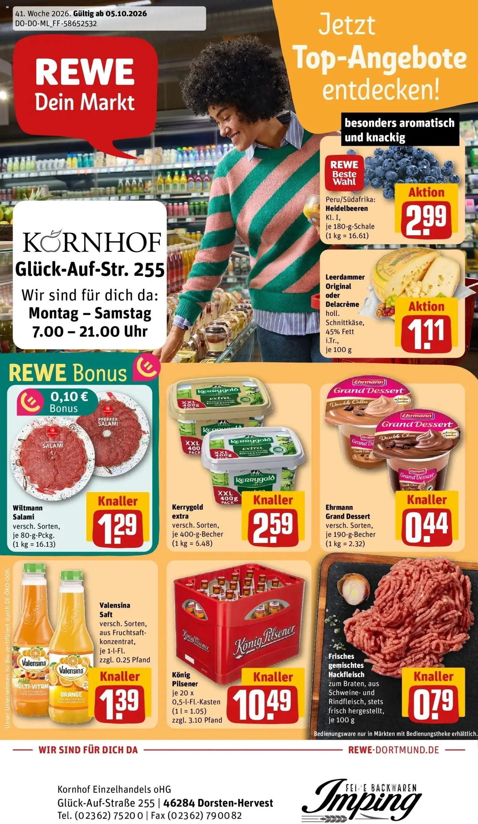 Vorschau von dem Prospekt des Geschäftes Rewe, gültig ab dem 05.10.2026