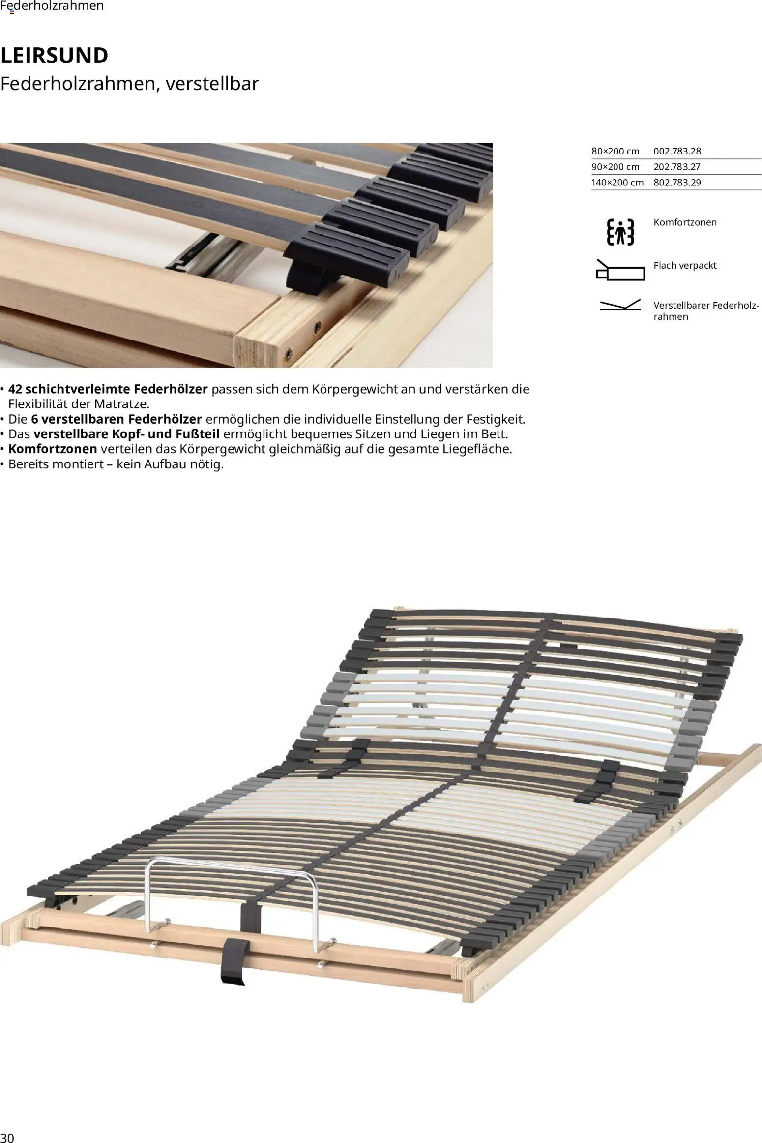 Vorschau von dem Prospekt des Geschäftes Ikea, gültig ab dem 16.09.2026 - Matratze