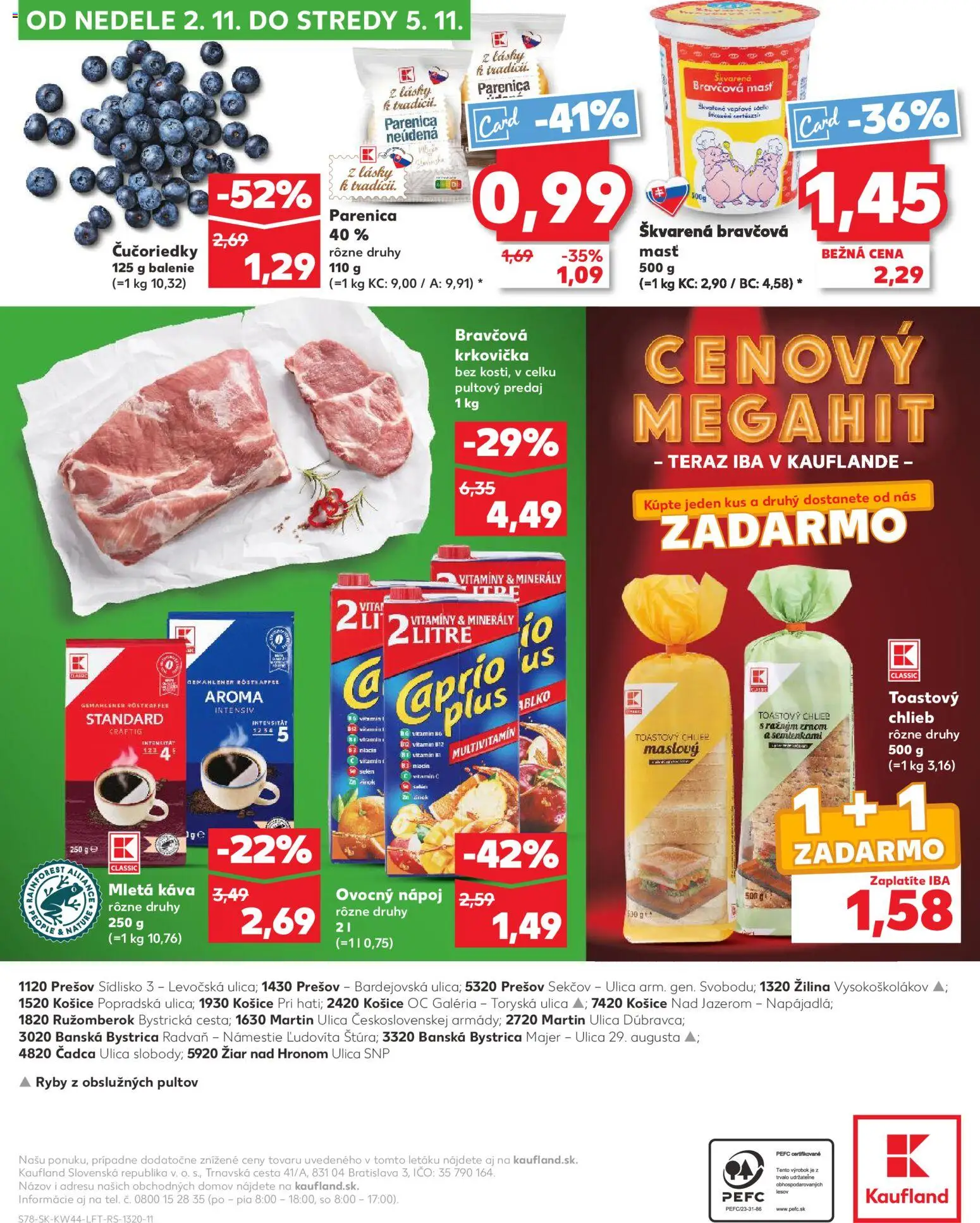 Náhľad Kaufland letáku platného od 30.10.2025