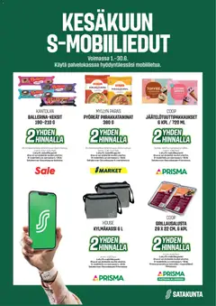 Kaupan S-market S-market tarjoukset - Kesäkuun S-mobiiliedut esikatselu, voimassa 01/06/2026