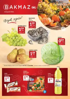 Pregled letka Bakmaz Katalog trgovine Bakmaz vrijedi od 07.10.2026