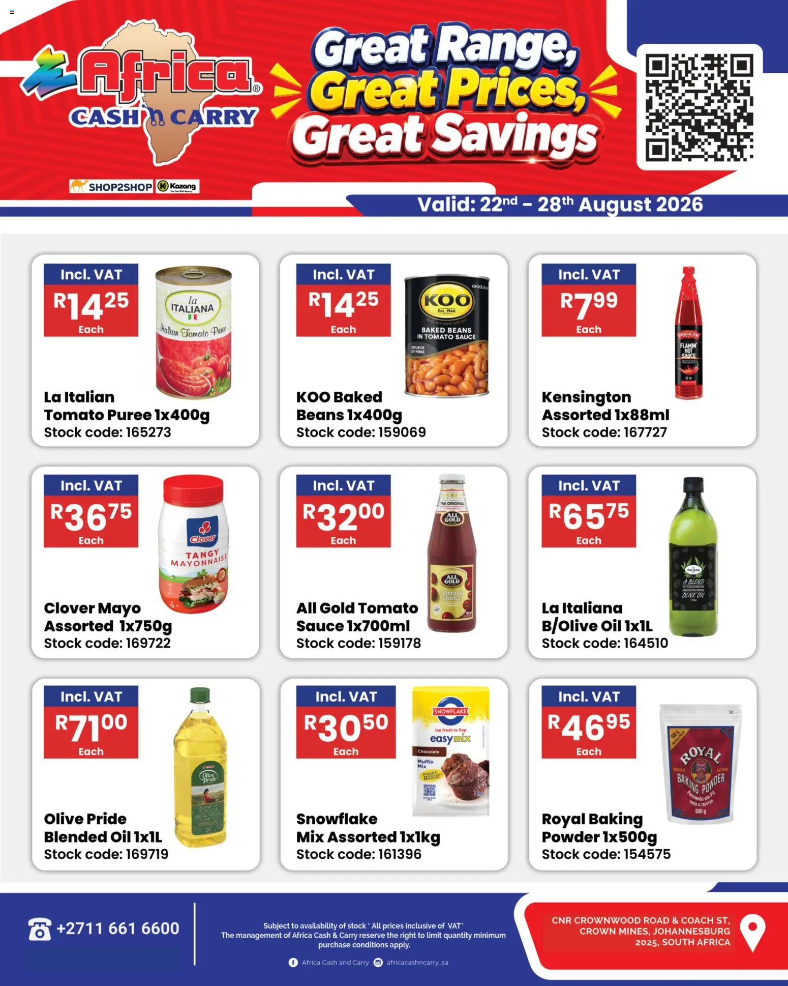 Preview of Africa Cash & Carry flyer valid from 22/08/2026