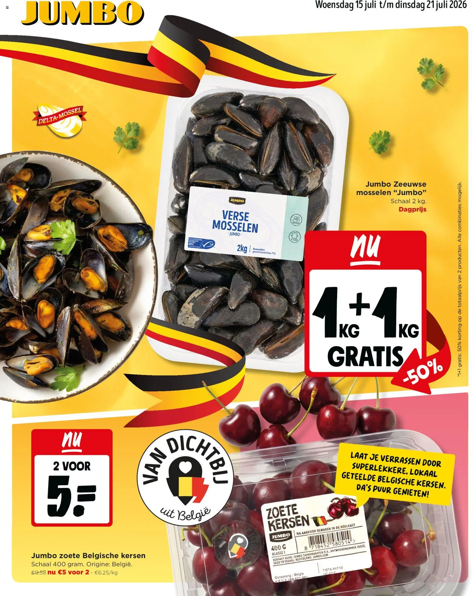 Voorbeeld van JUMBO Folder / Publicité van winkel JUMBO geldig vanaf 15/07/2026